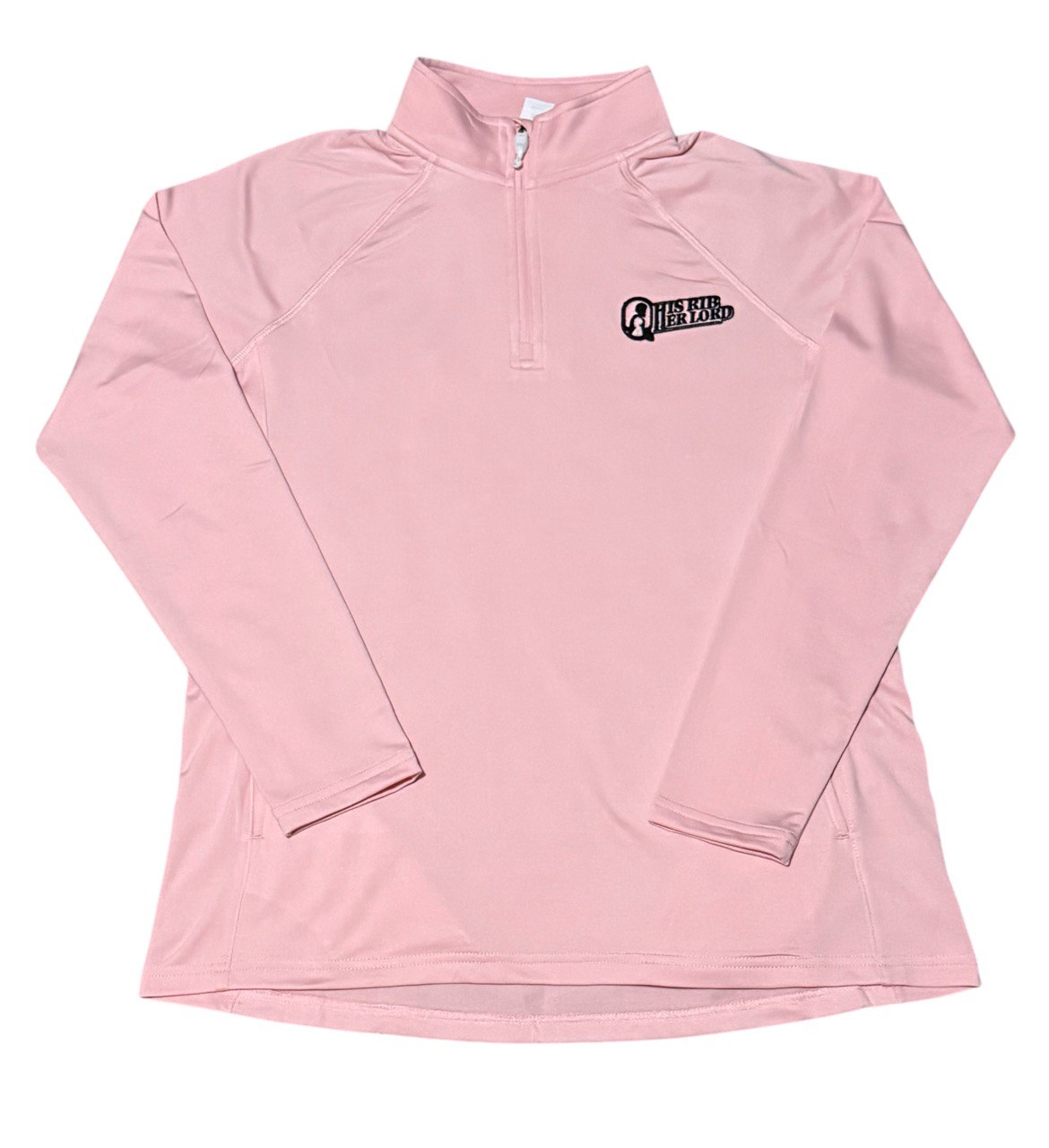 Womens Quarter-Zip Fleece (Pink)